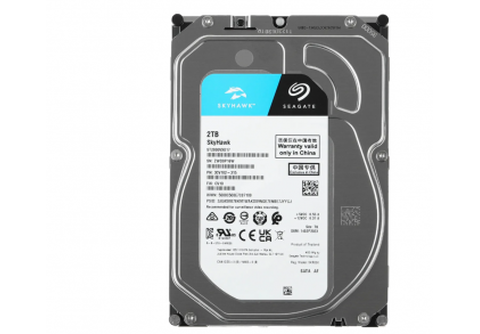 HDD 2000.0 Gb (ST2000VX017) SATA-III 3,5 Seagate Surveillance Skyhawk жёсткий диск (20шт/коробка)