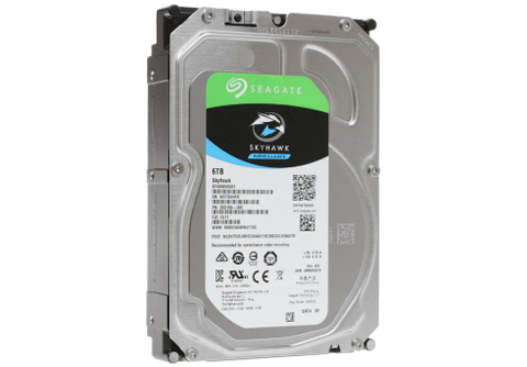 HDD 6000.0 Gb (ST6000VX001) SATA-III 3,5 Seagate Skyhawk жёсткий диск