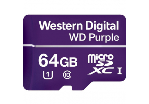 Флеш карта microSDXC 64Gb Class10 WD WDD064G1P0C