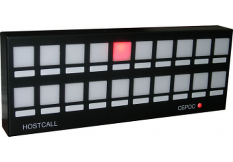 MP-730W1 Табло отображения для "HostCall-TM"