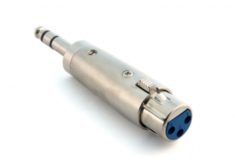 ПЕРЕХОДНИК гнездо XLR CANON -- штекер 6.3 мм REXANT